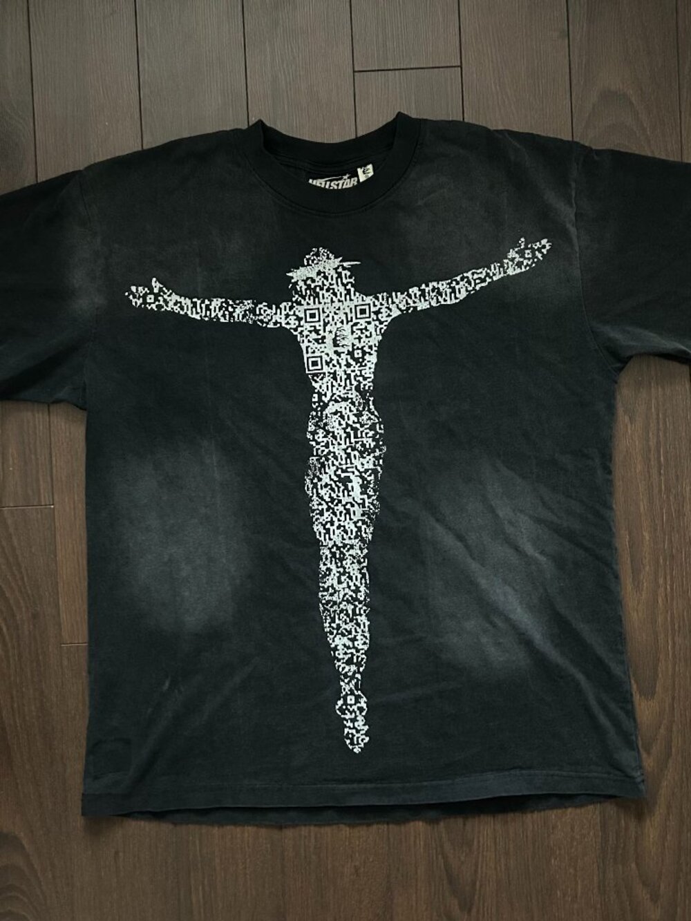 Hellstar Jesus Qr Code Tee Size M Brand New